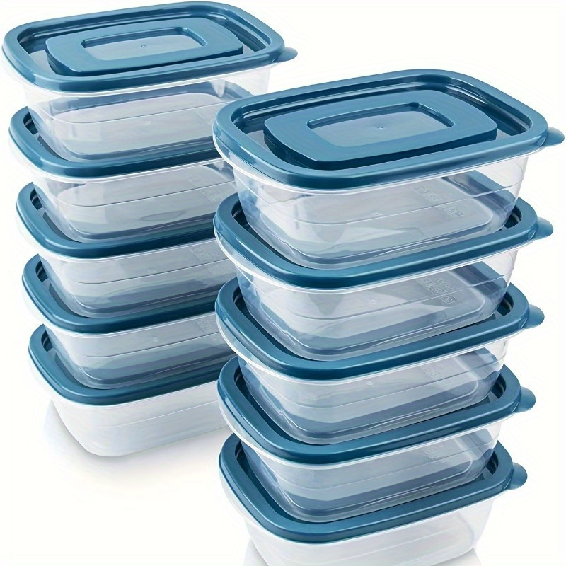 Food Storage Canister - Een set van 6 transparante, stapelbare