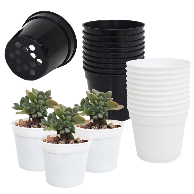 Food Storage Plants - 10/20 Stuks Ronde Plastic Bloempot Mini