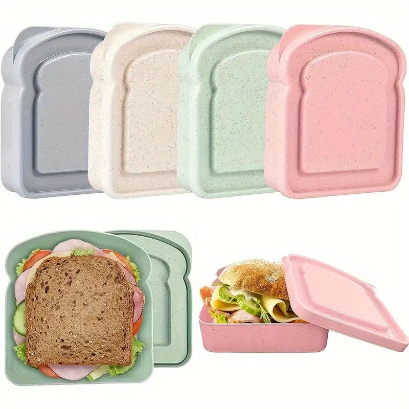 Food Storage Containers With Lids - 1pc Bento-dozen, sandwichcontainers, voor lunchboxen Plastic