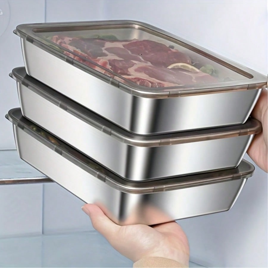 Food Storage Meal Prep - 6-delige (3 dozen + 3 deksels)