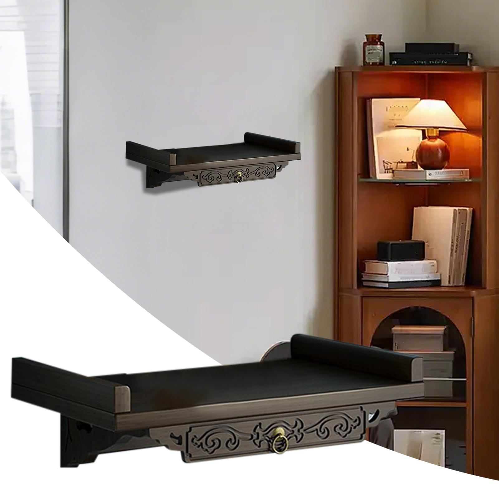 Food Storage Room - Bamboe Heiligdom Altaar Decoratieve Wandplank Houten