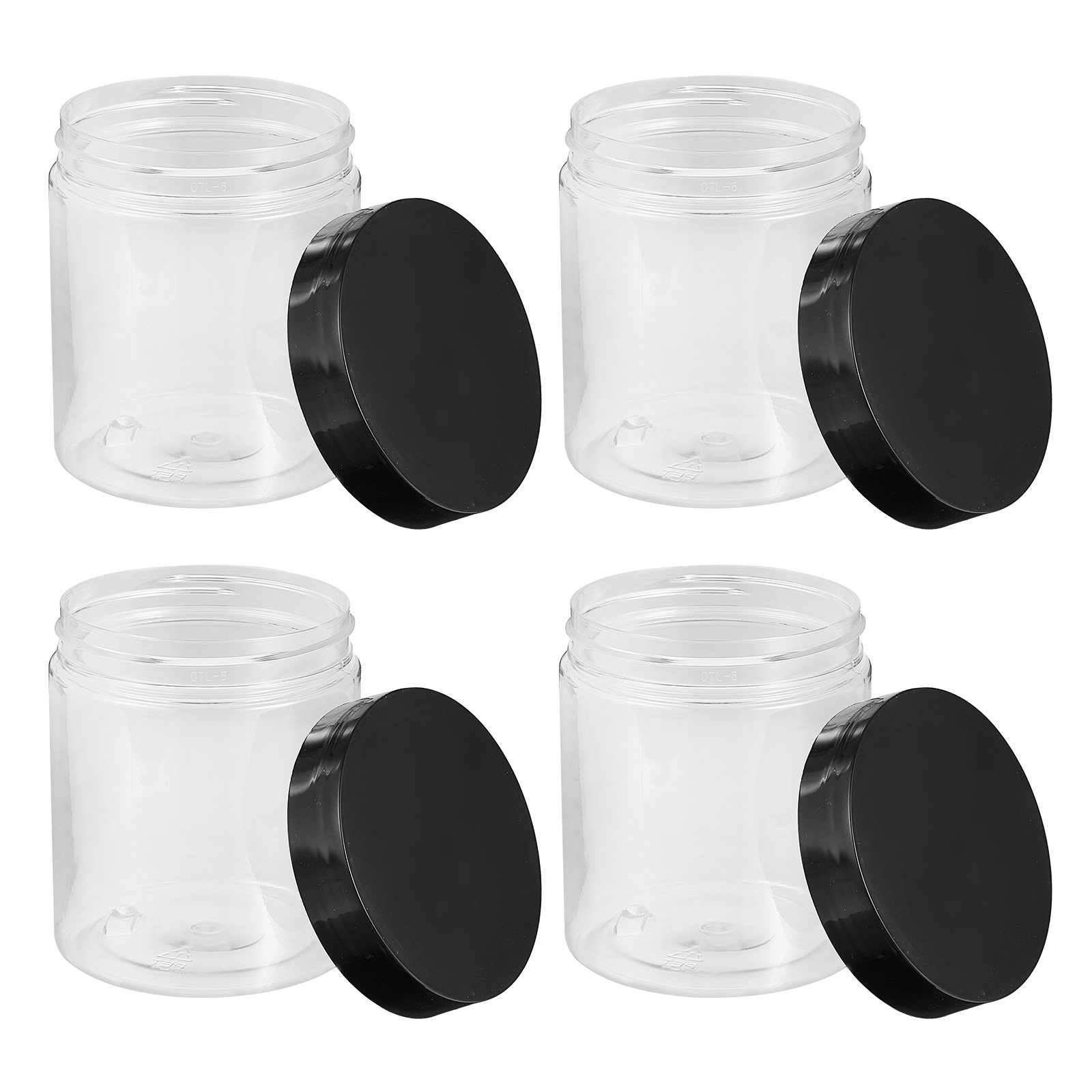 Food Storage Jars Airtight - 12 stuks hoogwaardige transparante plastic opbergpotten