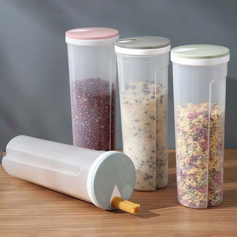 Food Storage In Pantry - Voedselveilige plastic noedelverpakking, verzegelde keukenvoedselcontainer, kwantitatief
