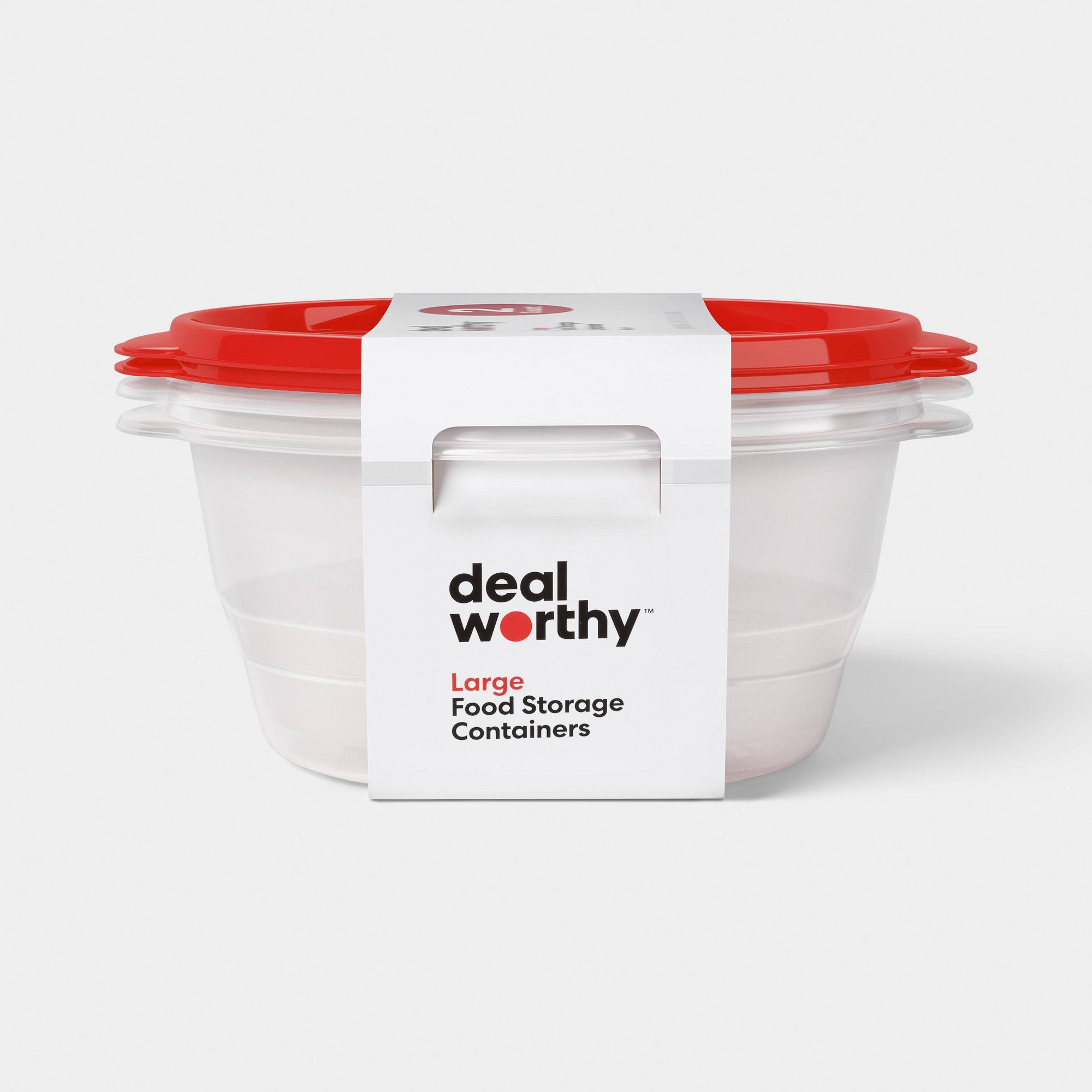 Food Storage In Pantry - 2ct Grote Ronde Voedselbewaarcontainers 128oz Transparante