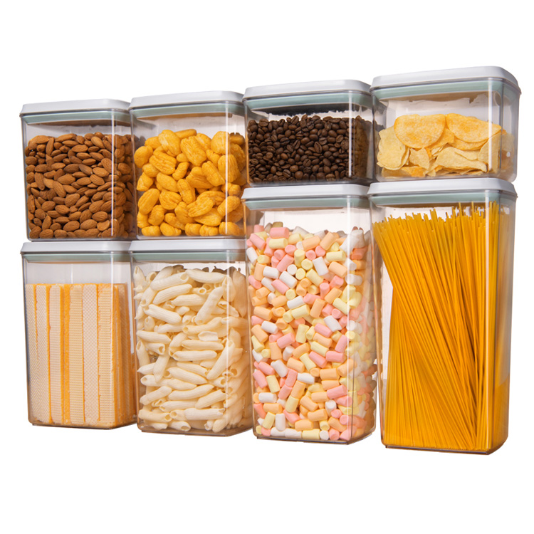 Food Storage In Pantry - Fabriek directe luchtdichte voedselopslagcontainer set 8-delige