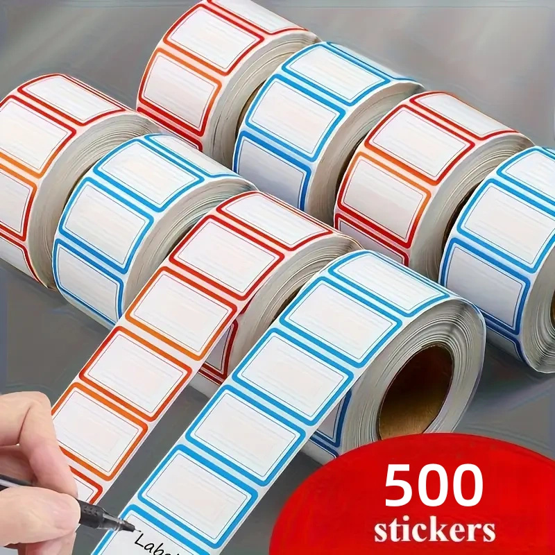 Food Storage Canister - 500 Stuks Bevriezing Etiketten Stickers Geen