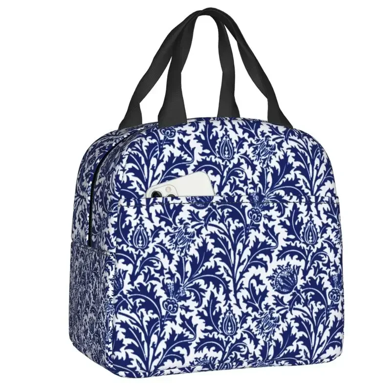 Food Storage Lunch Box - William Morris Thistle Damask thermisch geïsoleerde