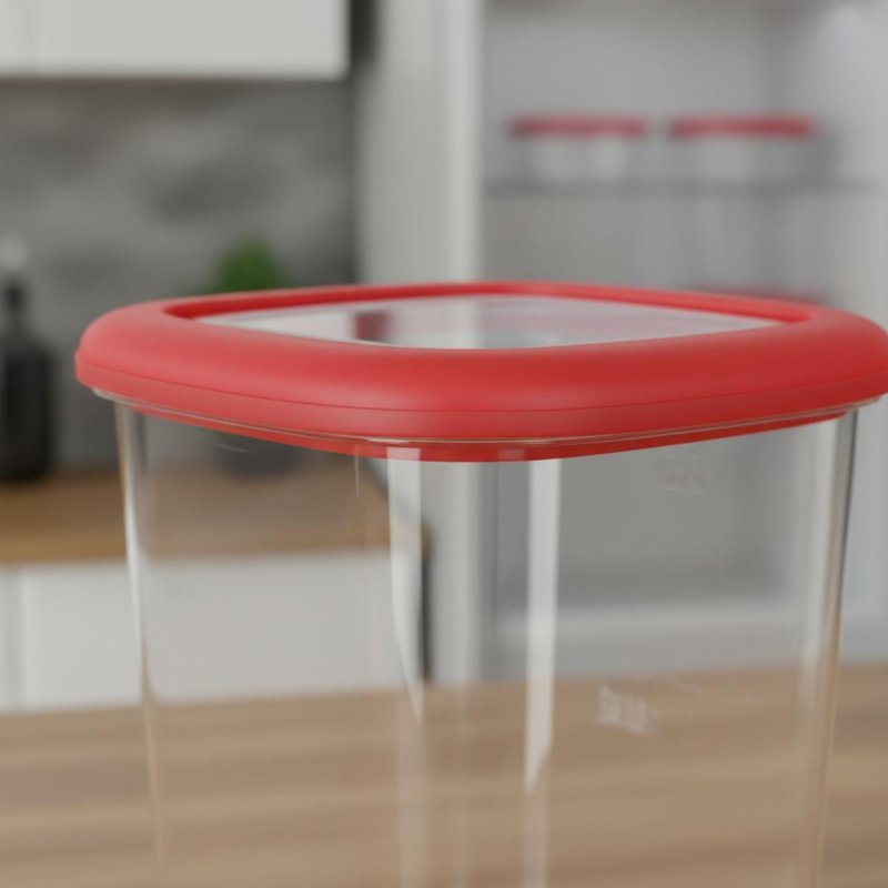Food Storage In Pantry - 6-delige luchtdichte voedselbewaarset met transparant design,