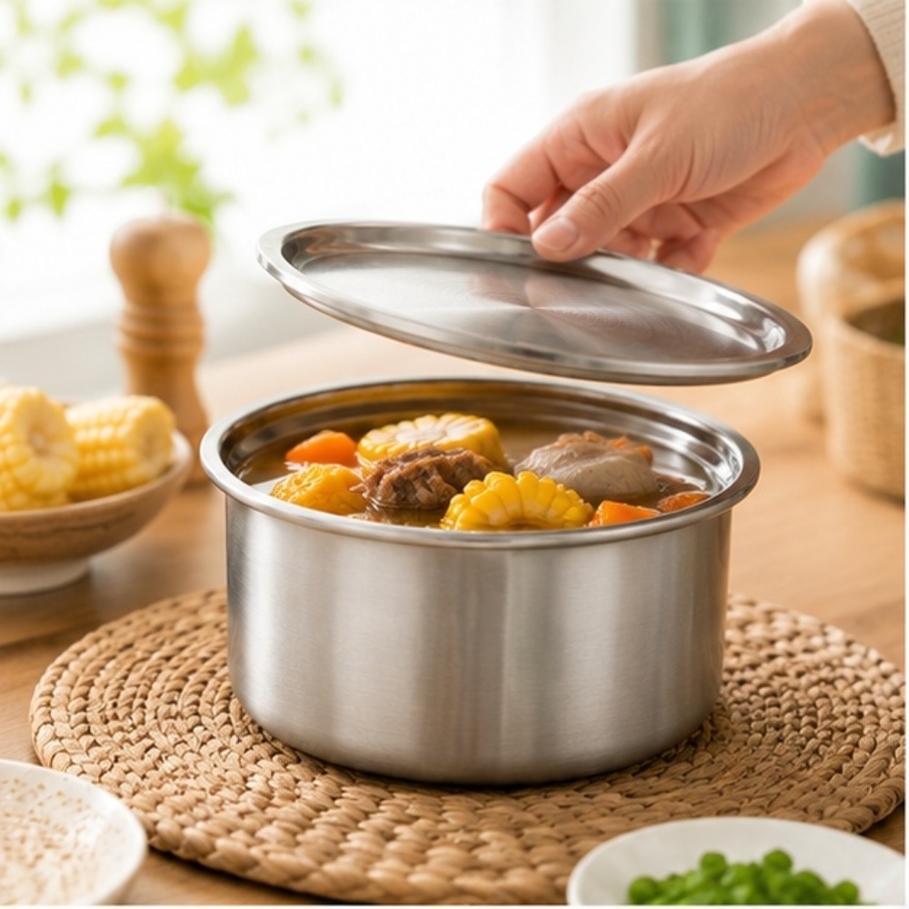 Food Storage Bowls - 304 roestvrijstalen ramekin met deksel, geschikt