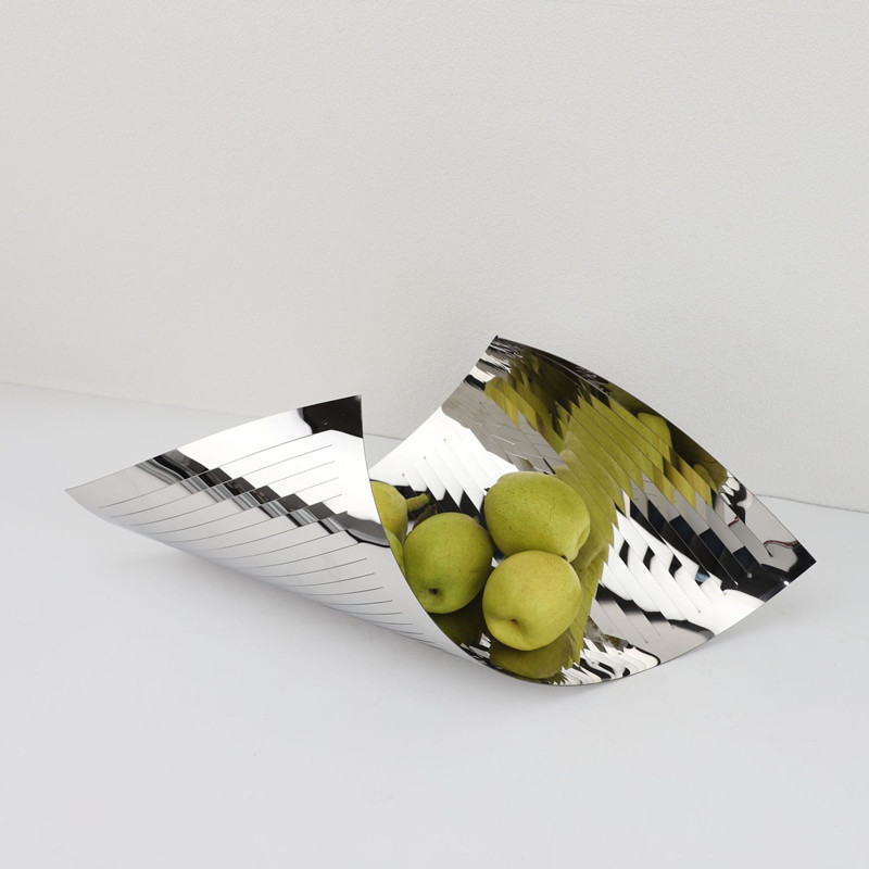 Food Storage Room - Creatief gevormd geometrisch metalen dienblad met