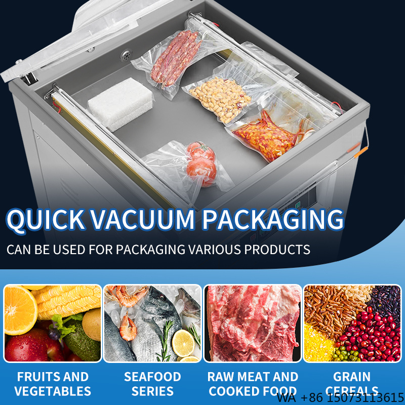 Vacuum Sealer Bag - DZ-500 Verticale Enkelkamer Vacuümverpakkingsmachine Semi-automatisch met