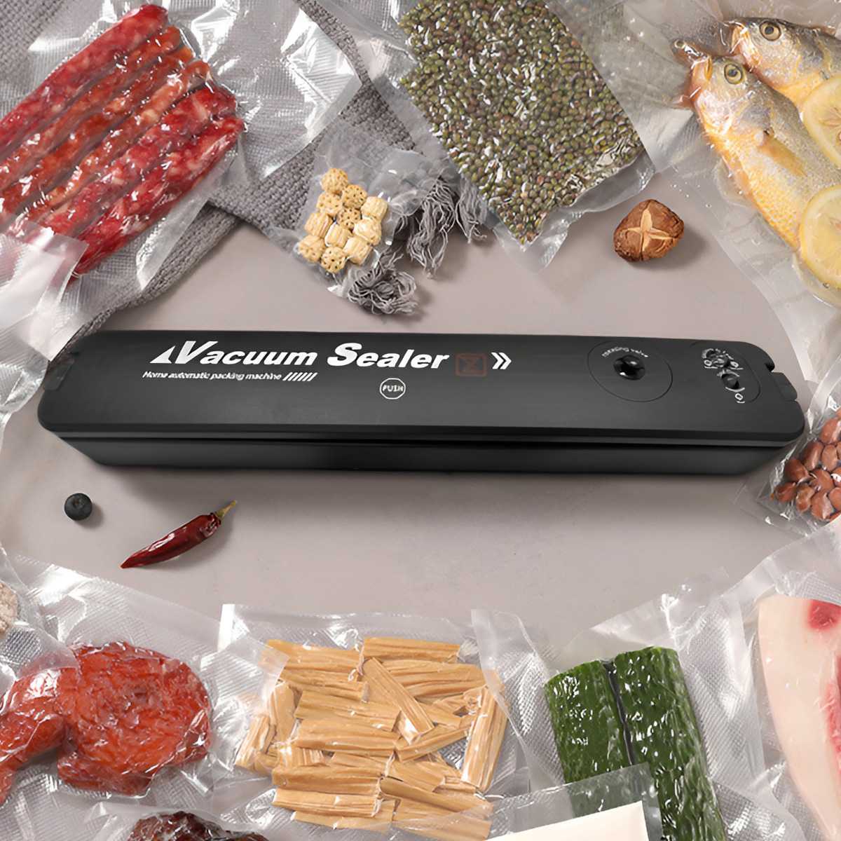 Vacuum Sealer Bag - 220V EU Plug Voedsel Vacuümverzegelaar Verpakkingsmachine