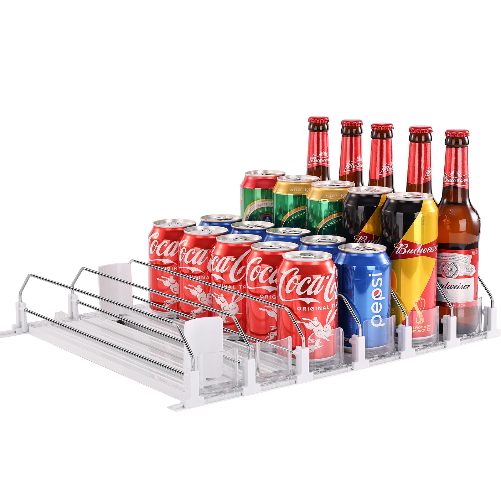 Food Storage Room - Frisdrankblikjesdispenser met automatische opdringer, geschikt voor