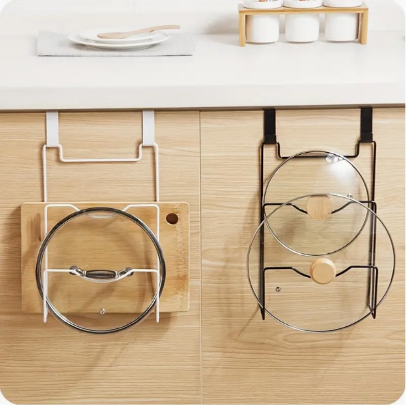 Food Storage Shelving - Hangend potdekselrek voor kastdeur Snijplank Opbergplank