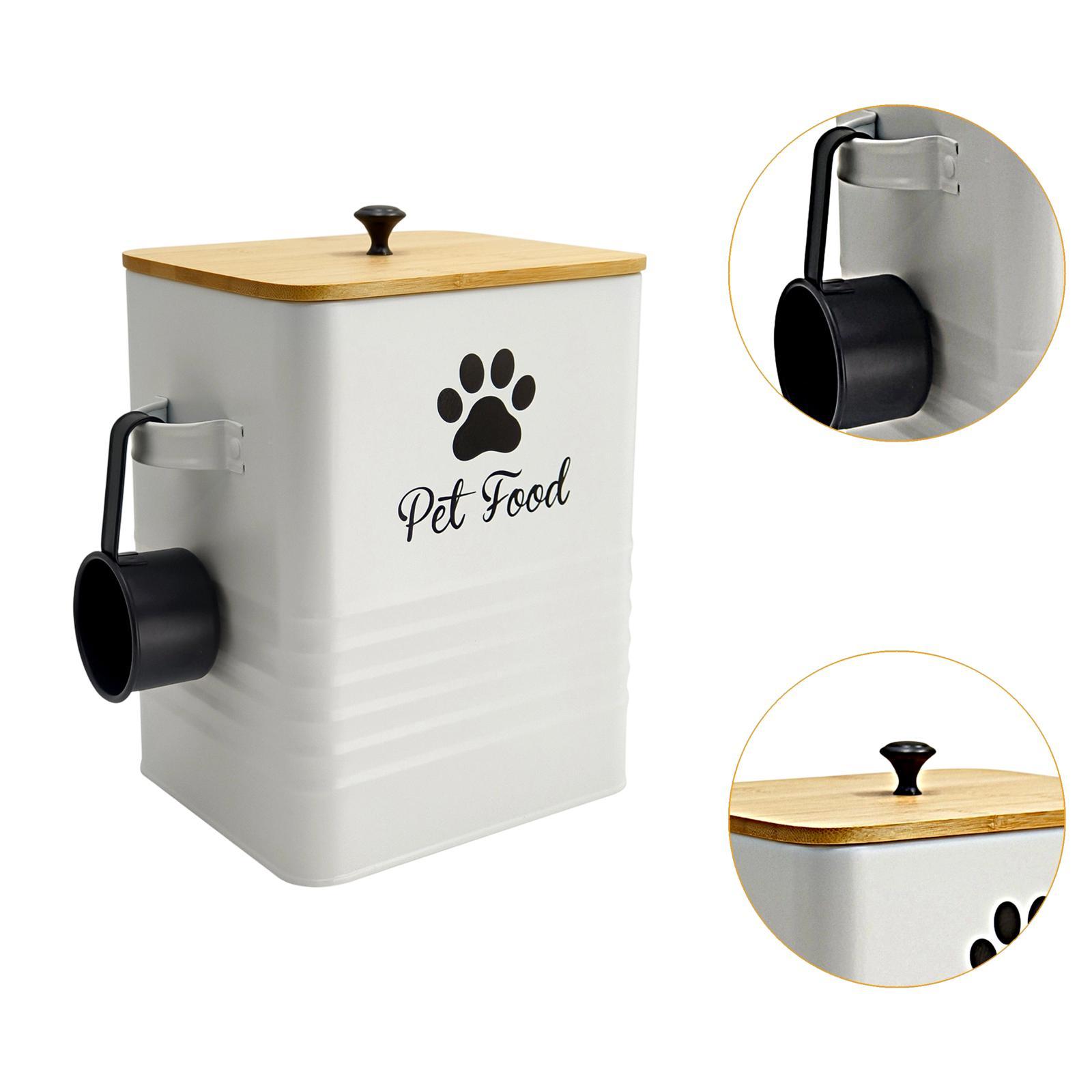 Food Storage Jars Airtight - Luchtdichte opbergcontainer voor huisdierenvoer, vochtbestendige hondenbrokjespot,