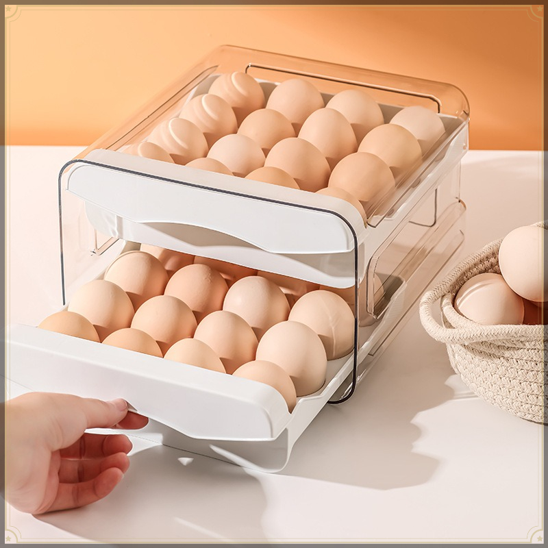 Egg Storage Holder - Eierenopbergbak van voedselveilige PP & PET,