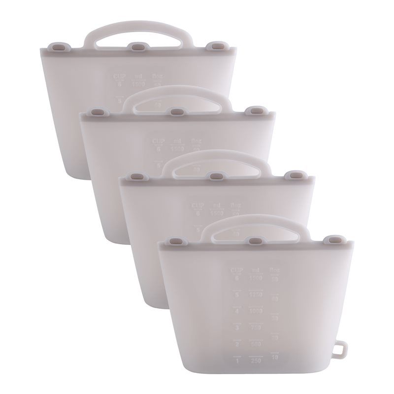 Food Storage Silicone Bags - 75STO-Fresh-Keeping Bag Food-Grade Zelfsluitende voedselbewaarzak Herbruikbaar