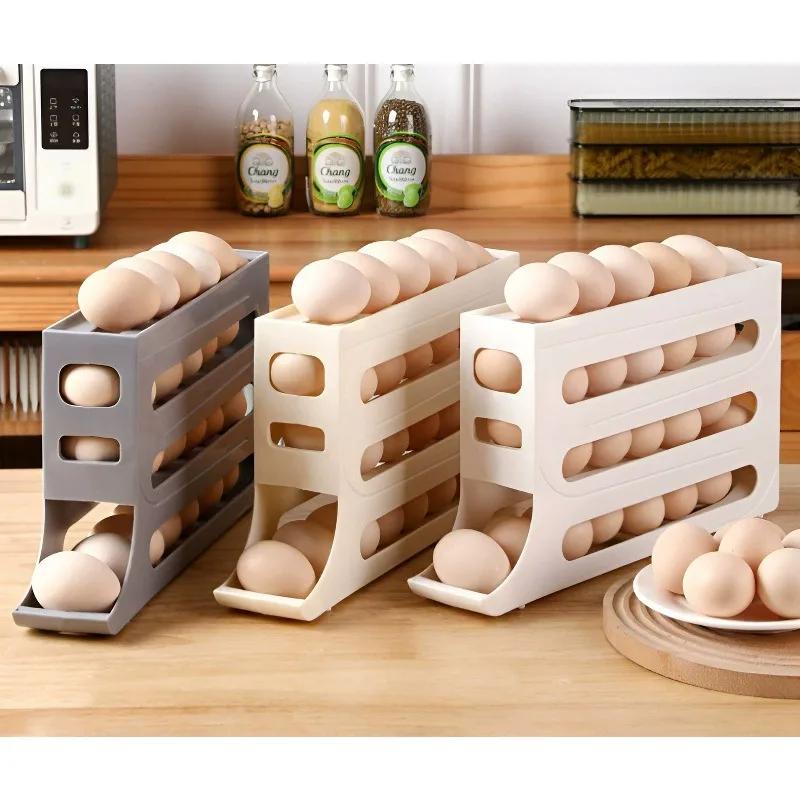 Egg Storage Holder - Koelkast Eieren Opbergdoos Rollende Keukencontainer Eieren