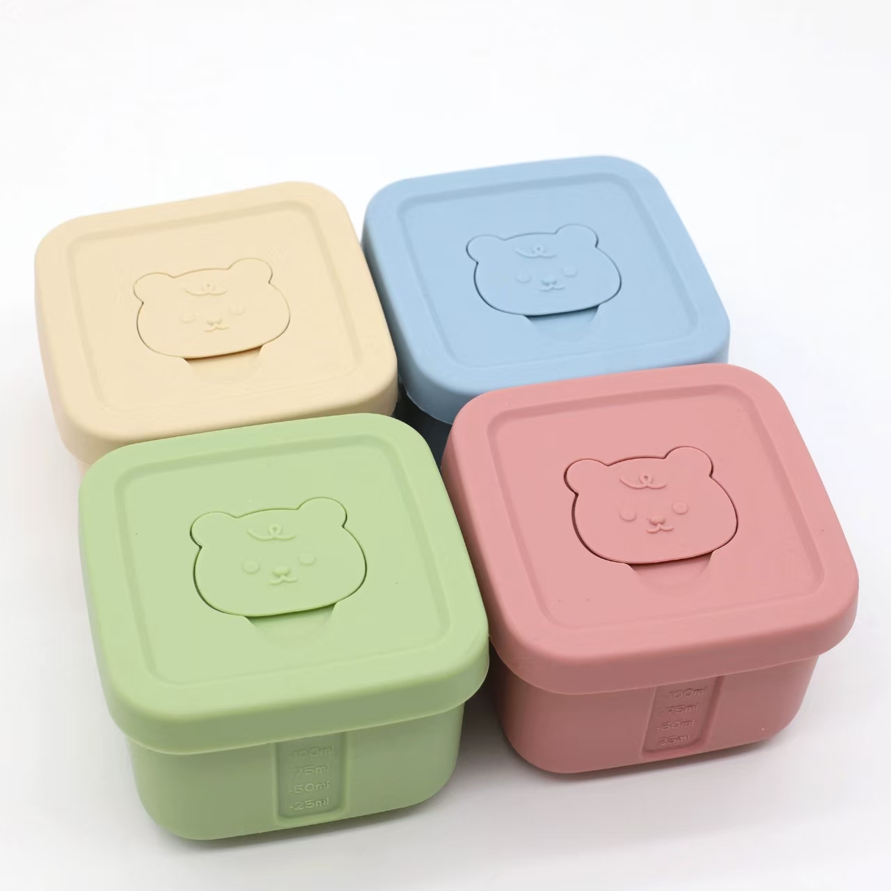 Food Storage Silicone - Siliconen Voedingssupplement Doos Bevroren Vershouddoos Met