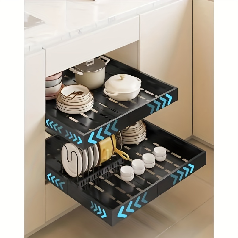 Food Storage Room - Uittrekbare lade-organizer Keukenopbergrek Kast Uitbreidbaar onder