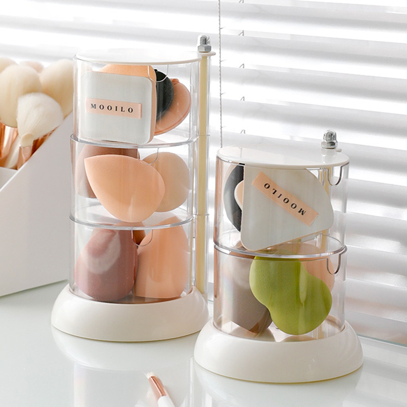 Egg Storage Holder - Nieuwe 360 Graden Draaibare Make-Up Puff