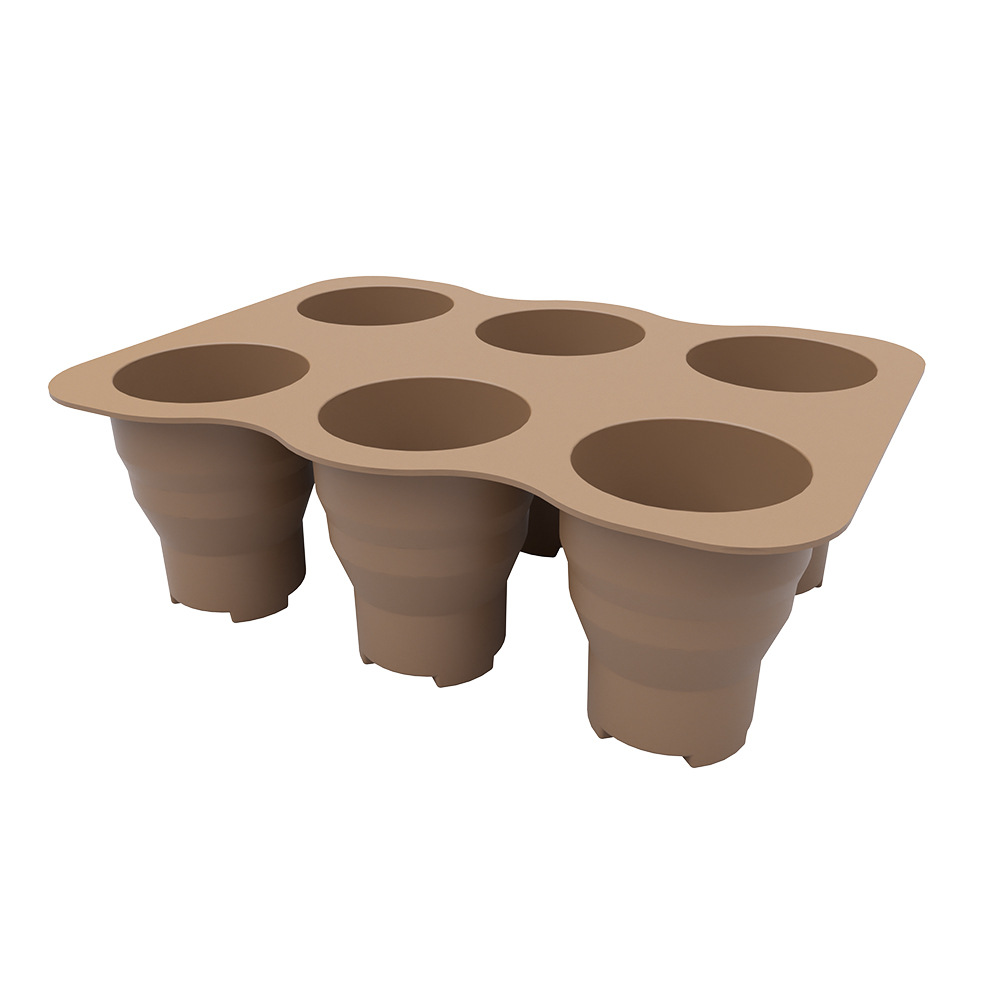 1Pc 6 Gaten Siliconen Zaailing - Food Storage Plants recensie en prijs