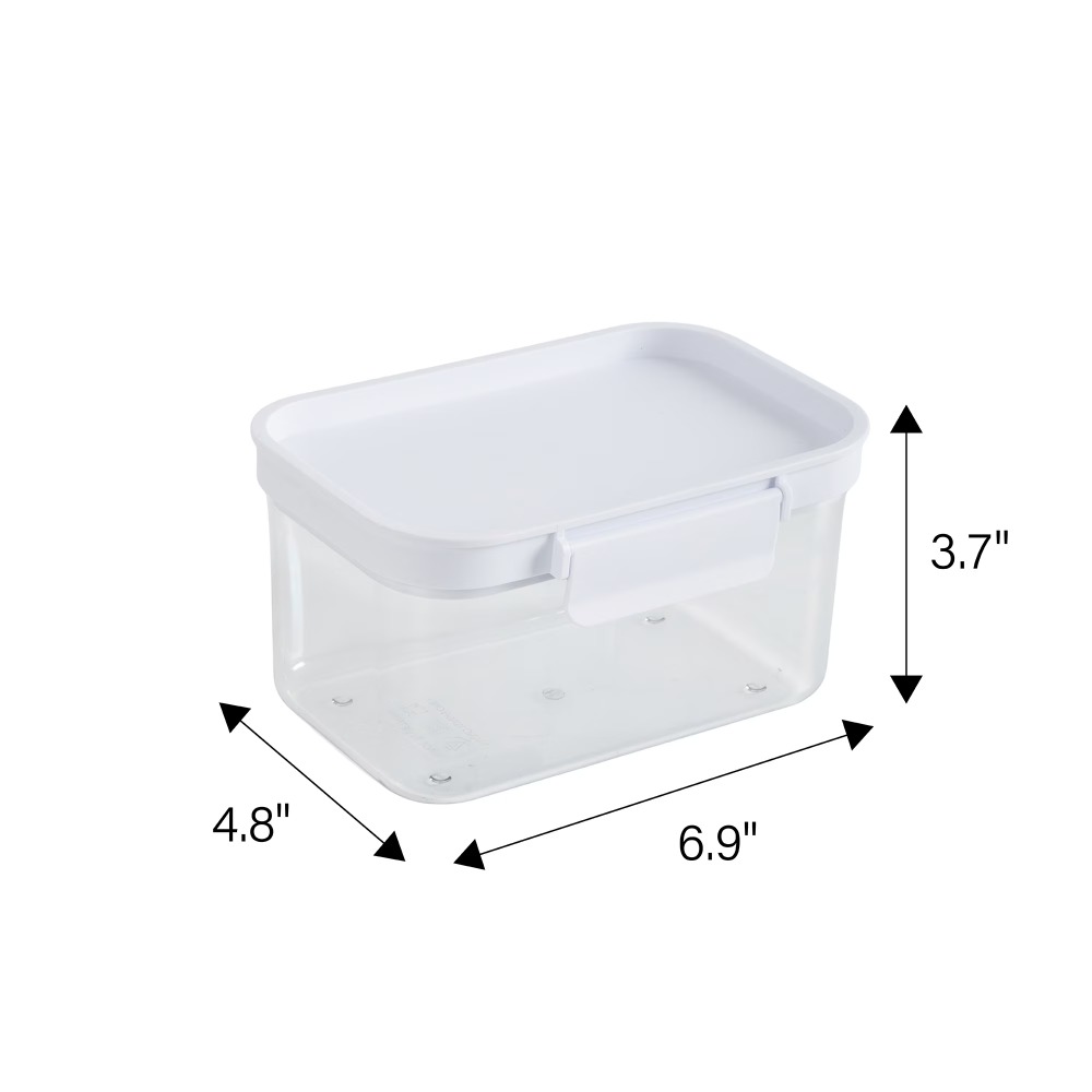 Kleine rechthoekige plastic vo - Food Storage Canister recensie en prijs