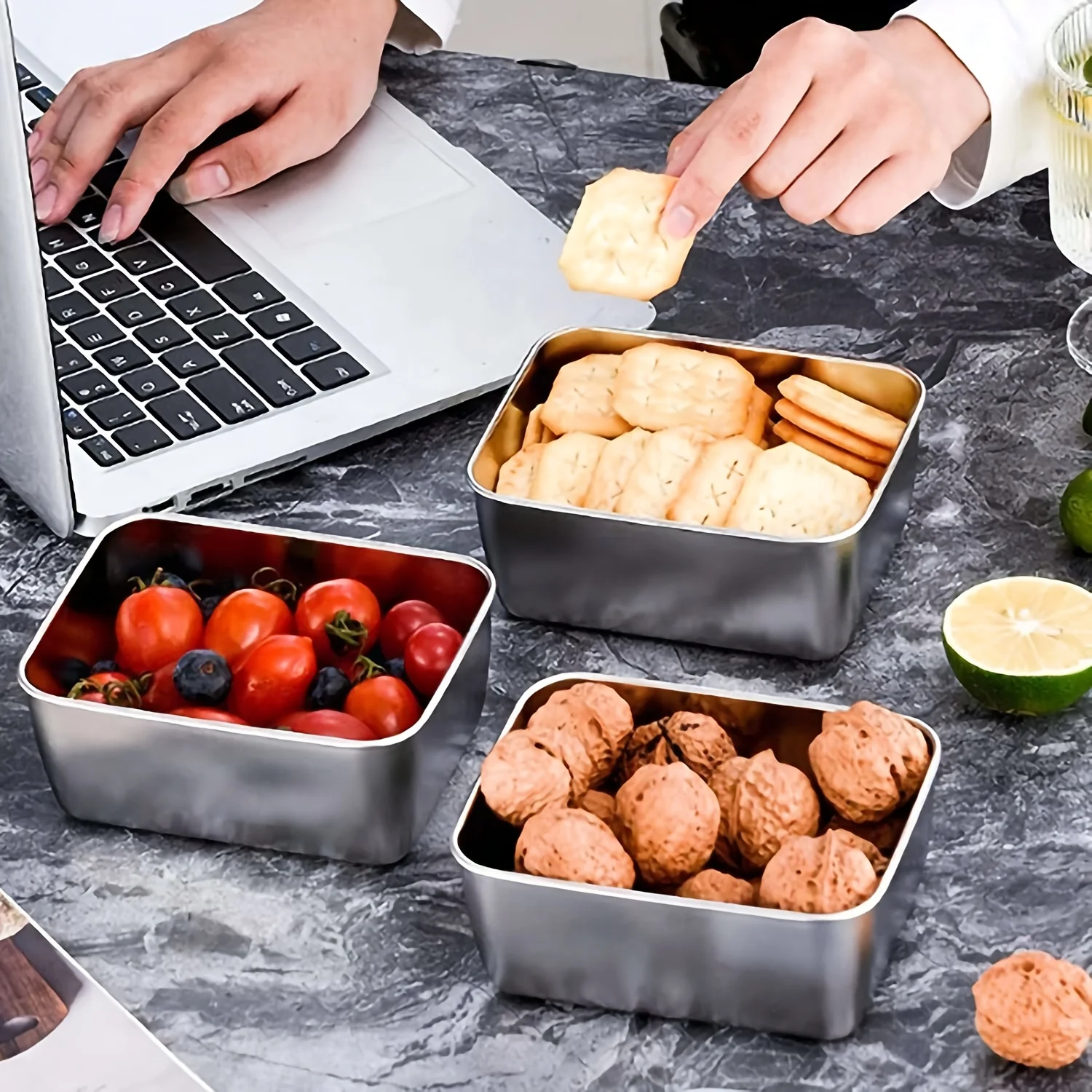 RVS voedselbewaarbakjes set me - Food Storage Containers With Lids recensie en prijs