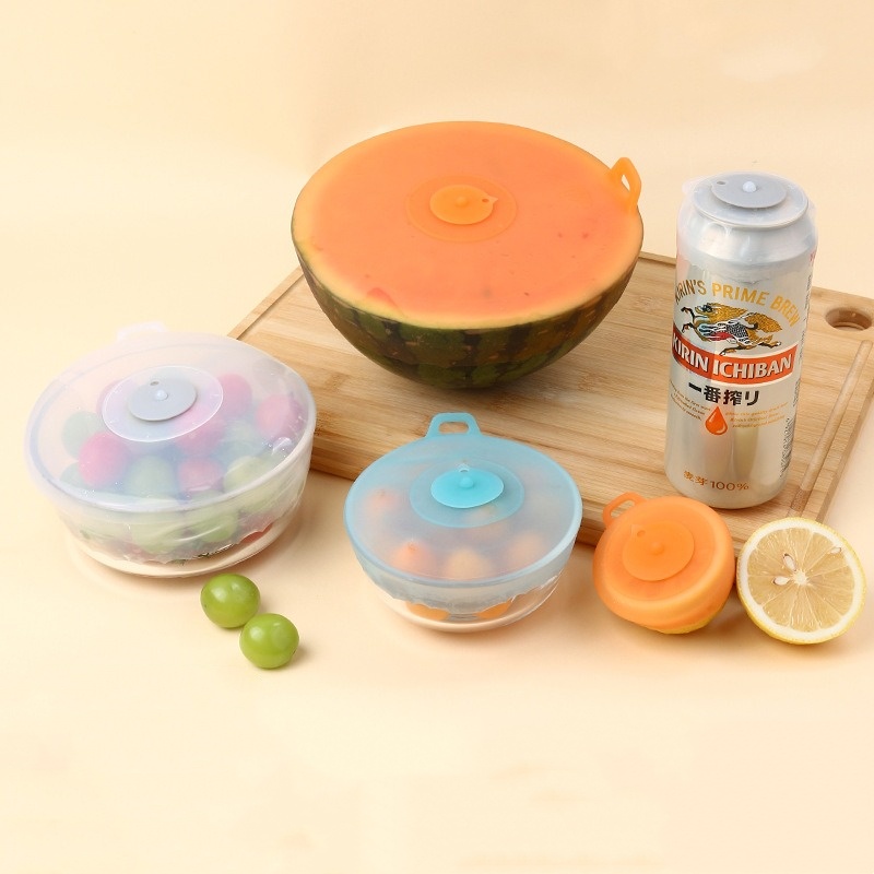 4 stks/set Siliconen Vershoudh - Silicone Stretch Lid recensie en prijs