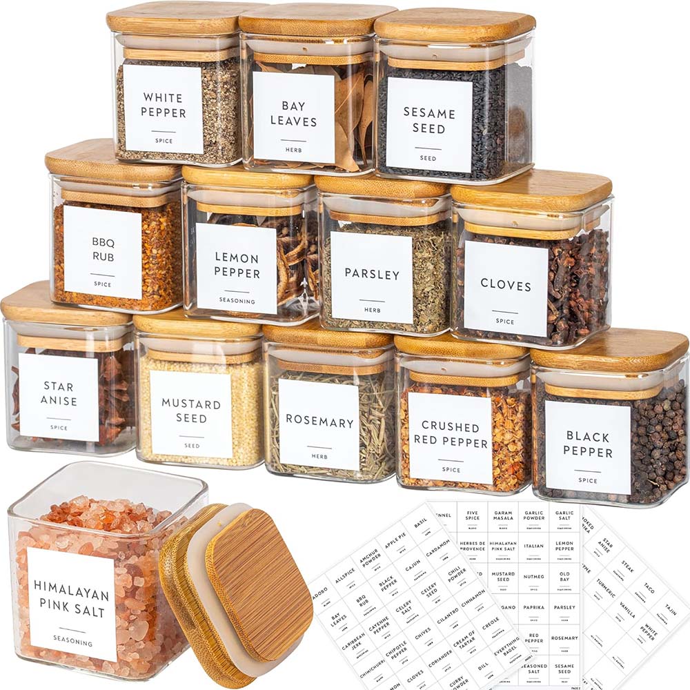 5Oz Glazen Potten Met Kruidene - Food Storage Glass Container Set recensie en prijs