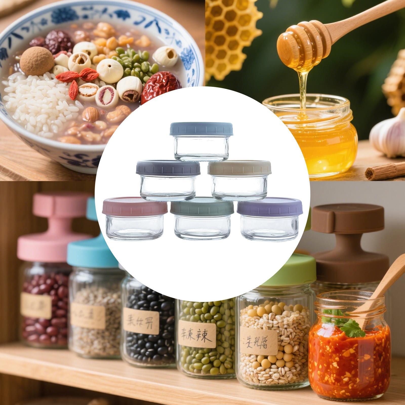 Miniatuur glazen potjes met le - Food Storage Glass Container Set recensie en prijs
