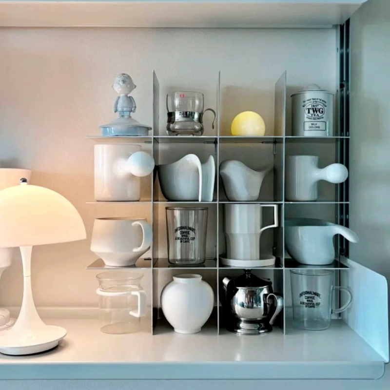 Minimalistische aluminiumleger - Food Storage Shelving recensie en prijs