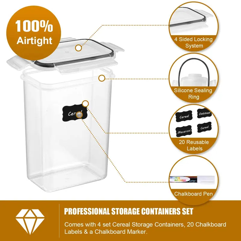 7-delige set voor het bewaren  - Food Storage Meal Prep recensie en prijs