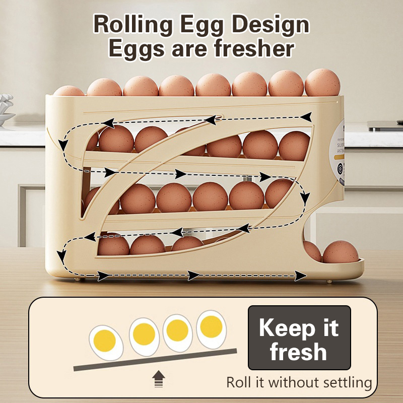 4-lagen automatische rollende  - Food Storage Rack For Kitchen recensie en prijs