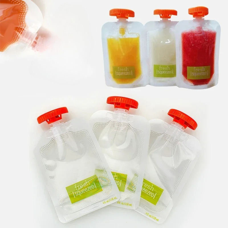 10 stuks babyvoeding en sapdoo - Food Storage Silicone Bags recensie en prijs