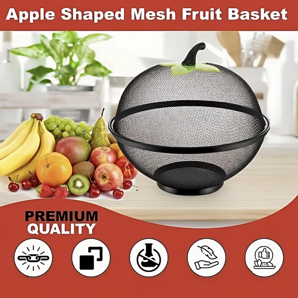 met gaasdeksel, metalen fruitm - Food Storage Rack For Kitchen recensie en prijs