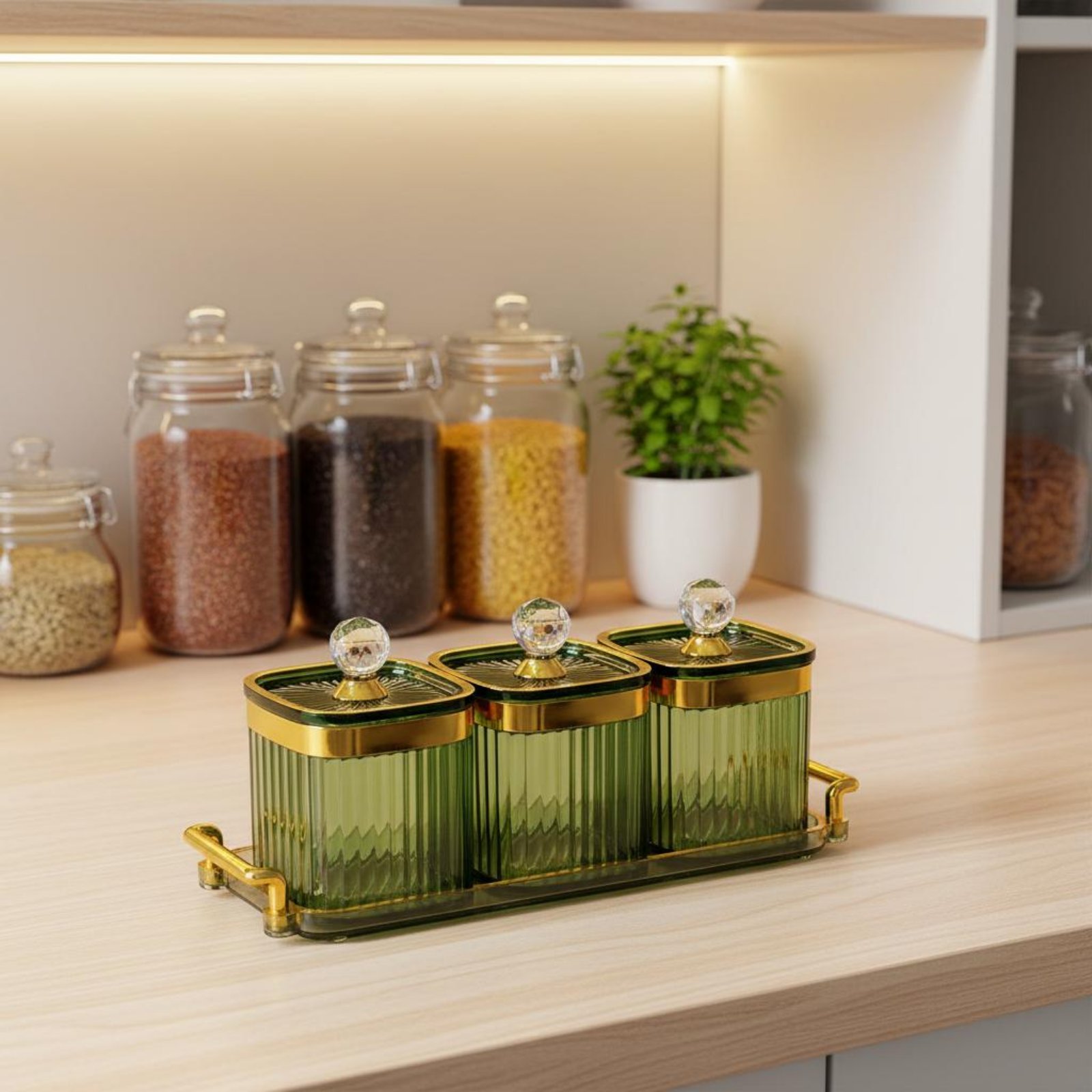 Decoratieve snackset met lucht - Food Storage Canister recensie en prijs