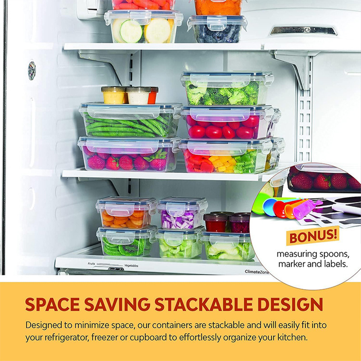 24 stks/set Voedsel Opbergdoos - Food Storage Containers Plastic Box recensie en prijs