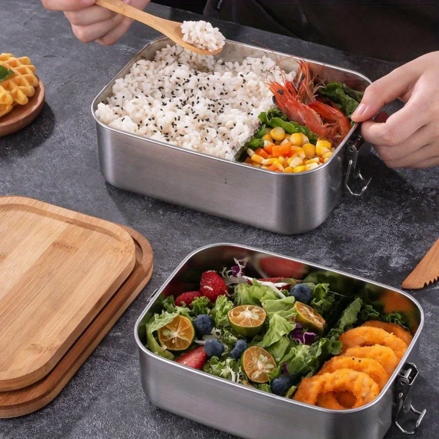 Nieuwe 304 roestvrijstalen lun - Food Storage Lunch Box recensie en prijs