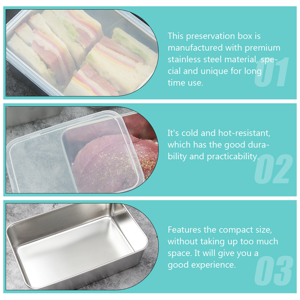 Roestvrijstalen bewaardoos Dra - Food Storage Containers Plastic Box recensie en prijs