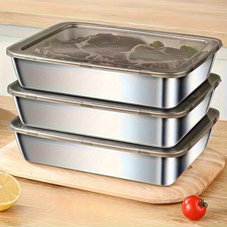 6-delige (3 dozen + 3 deksels) - Food Storage Meal Prep recensie en prijs