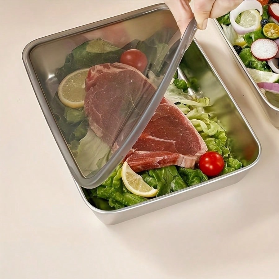 6-delige (3 dozen + 3 deksels) - Food Storage Meal Prep recensie en prijs