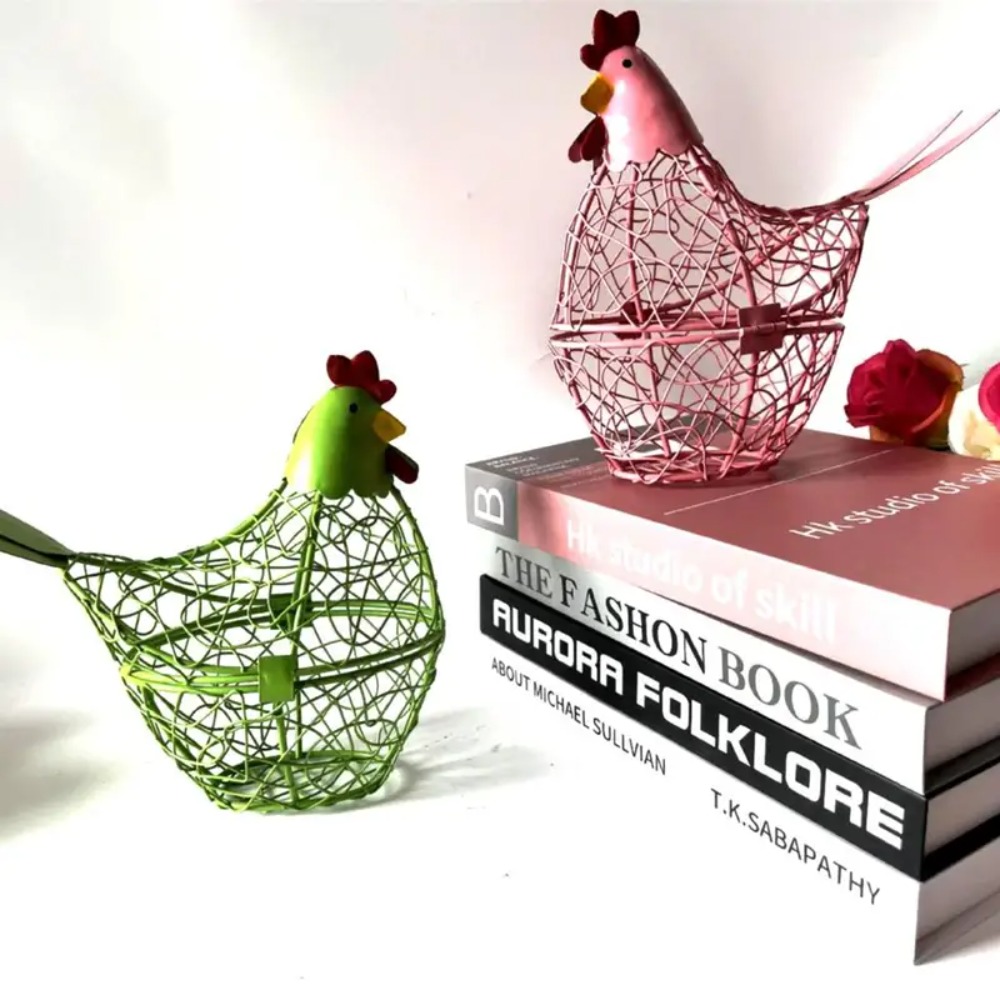 Draagbare ijzerdraad eiermandj - Egg Storage Holder recensie en prijs