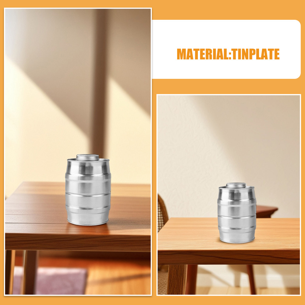 Wijnvatvormige blikken koffieb - Food Storage Canister recensie en prijs