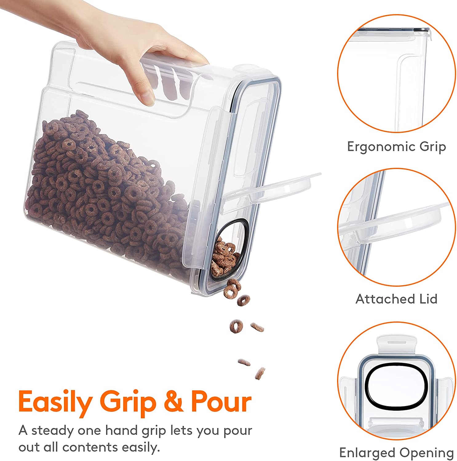 Grote (5L) 2/3-delige graanops - Food Storage Room recensie en prijs