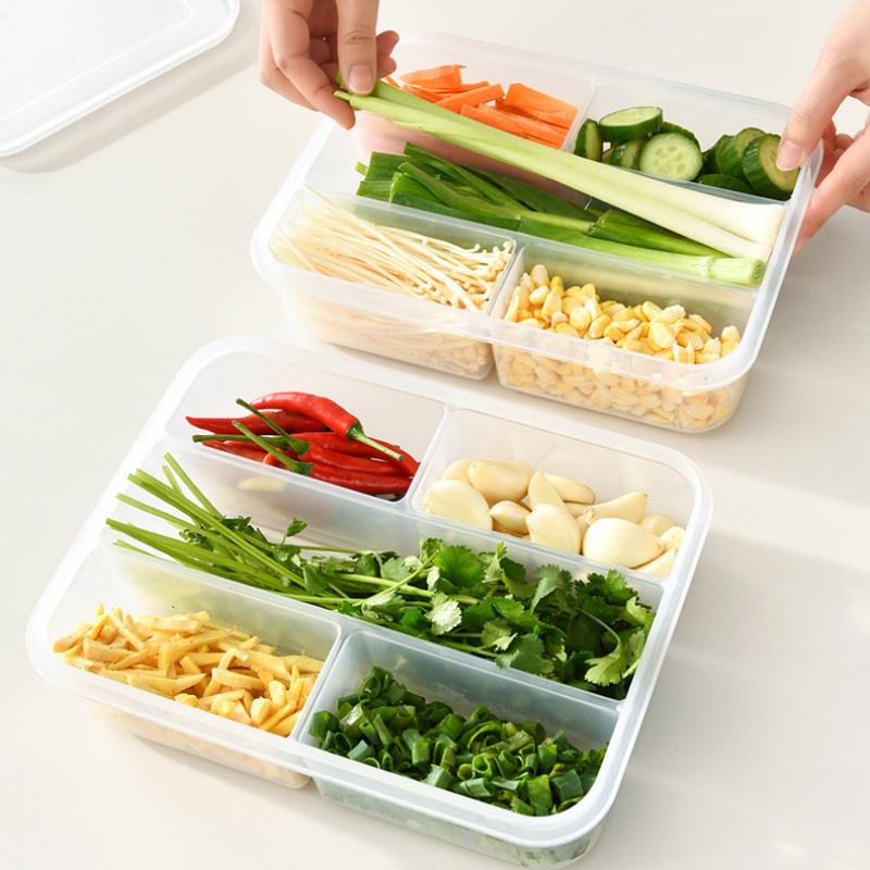 4/5-delige koelkast opbergbox  - Food Storage Containers Plastic Box recensie en prijs