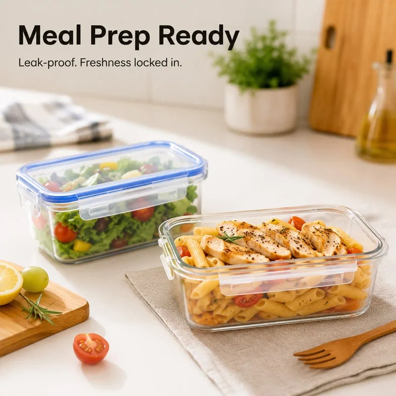 4 maten koelkast opbergdoos vo - Food Storage Lunch Box recensie en prijs
