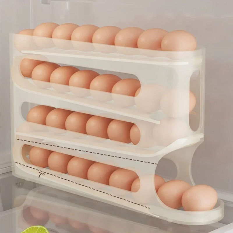 4-laags automatische rollende  - Egg Storage Holder recensie en prijs