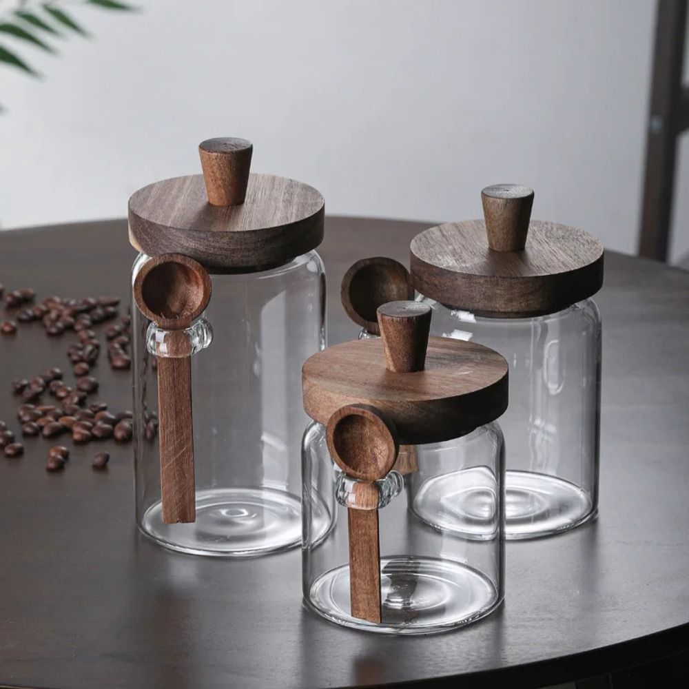 Vochtbestendige koffiebonenops - Food Storage Glass Container Set recensie en prijs