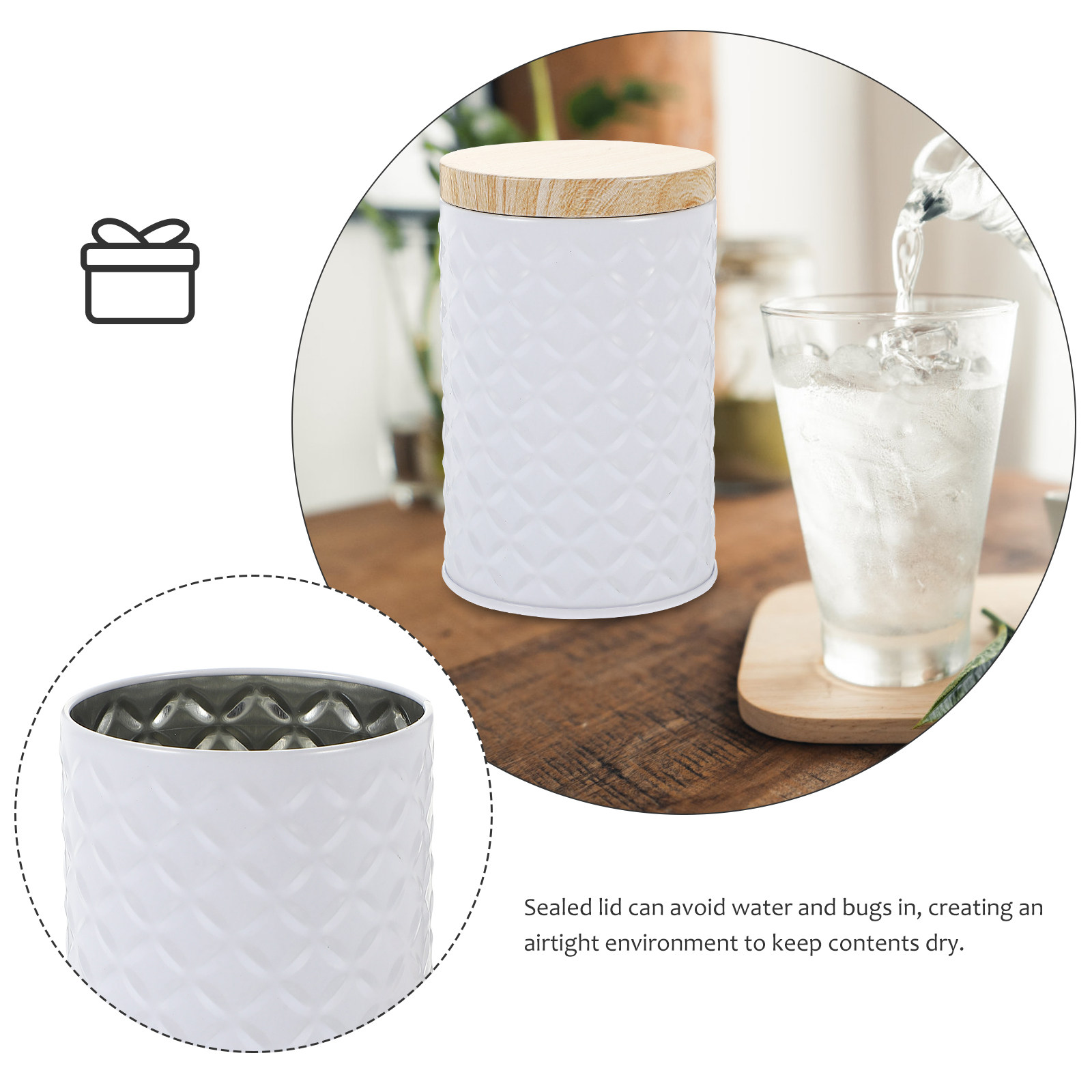 2 stuks voedselveilige blikken - Food Storage Jars Airtight recensie en prijs